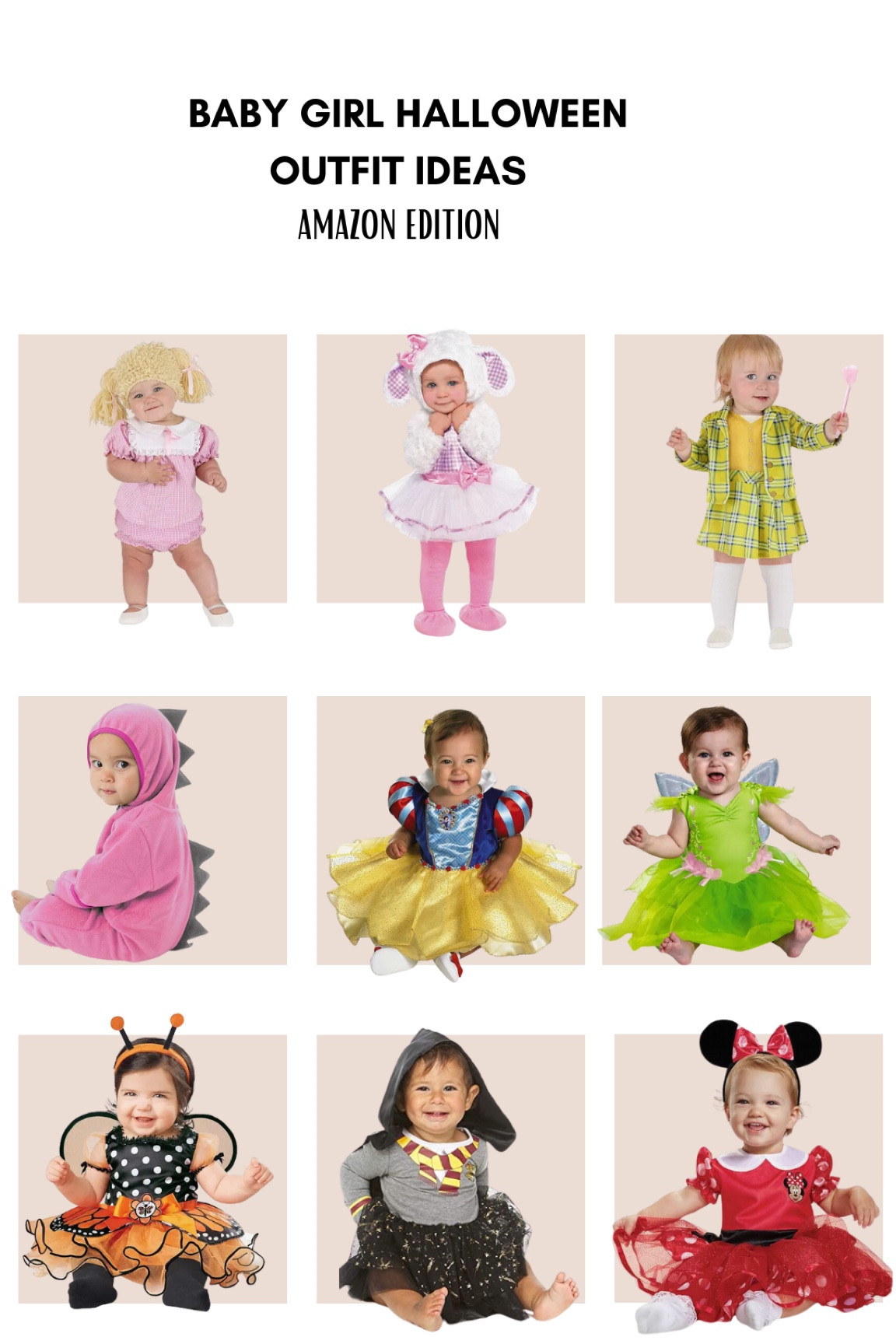 Top contenders for baby girls first Halloween outfits  

#LTKHalloween #LTKBaby #LTKSeasonal