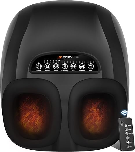 Shiatsu Foot Massager Machine with Heat : Deep Kneading Foot Massager with Vibration & Compressio... | Amazon (US)