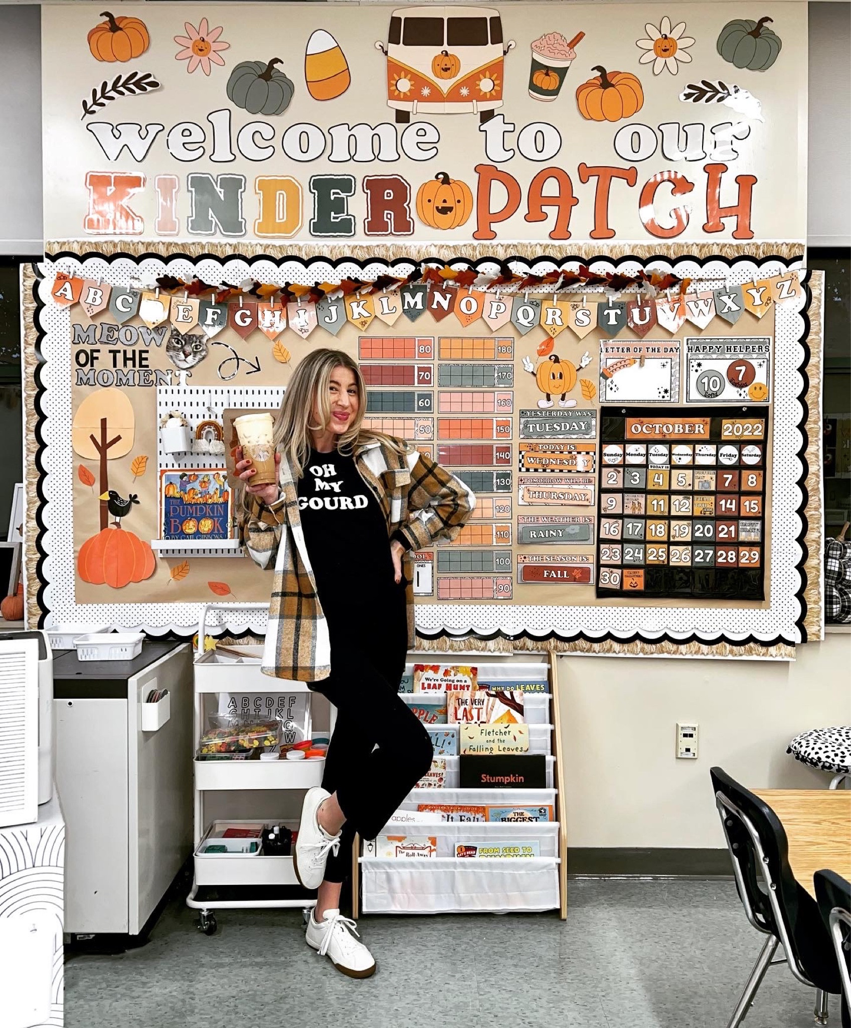 Oh my gourd I’m loving this fall fit! My new favorite flannel is Amazon size small, Target pants size 2 and Rothy’s sneakers size 8.5. I also linked this cute and functional canvas book display shelf! 

#LTKunder50 #LTKSeasonal #LTKHalloween