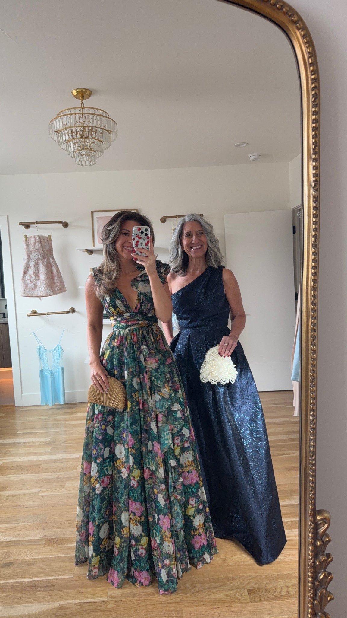 Mom and me wedding guest and spring formal event dresses green floral
And blue one shoulder dress 

Mac duggal code: emerson10

I sized down in my dress
Mom wears a medium/6

Wedding guest
Formal event
Black tie
Mother of the bride
Floral
Metallic
Special occasion
Spring event 

#LTKWedding #LTKSeasonal #LTKootd