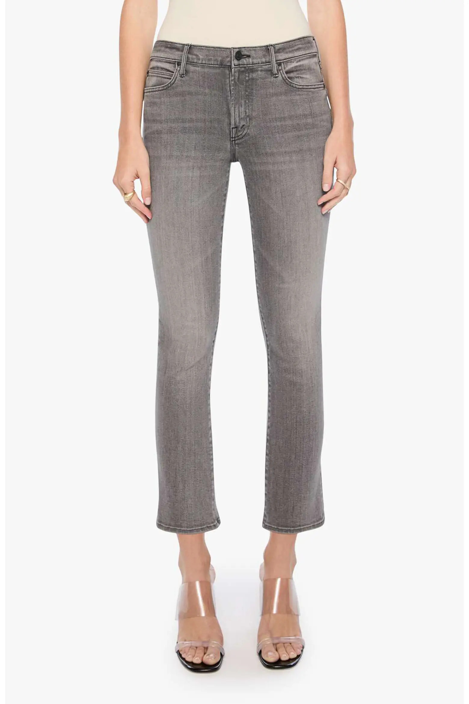 The Rascal Hover Mid Rise Ankle Slim Straight Leg Jeans (Women) | Nordstrom | Nordstrom