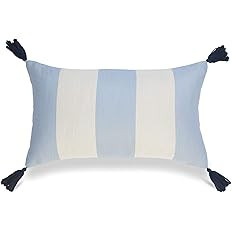 Hofdeco Beach Coastal Indoor Outdoor Pillow Cover ONLY, Water Resistant for Patio Lounge Sofa, Sk... | Amazon (US)