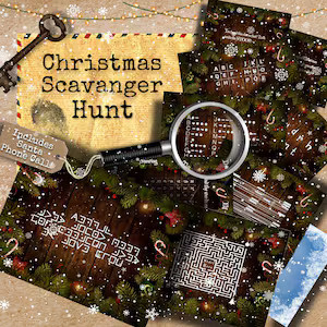 Christmas Treasure Clues Hunt Scavenger Hunt Clues | Christmas Treasure Hunt Printable Christmas ... | Etsy (US)
