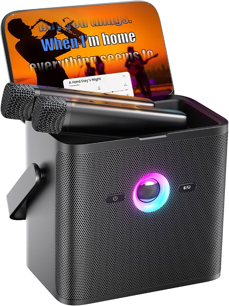 Ikarao Karaoke Machine for Adults, with Lyrics Display and Screen, Karaoke System for YouTube, 2 ... | Amazon (US)