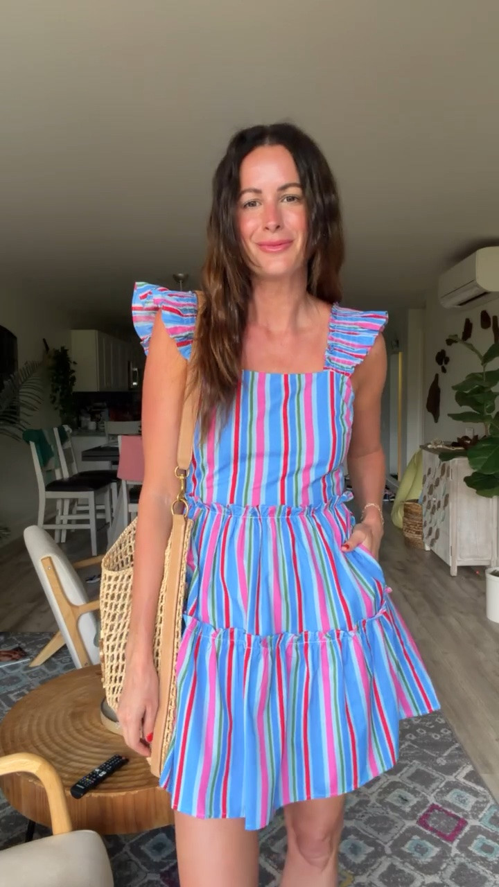 This colorful dress is so pretty for summer! Perfect for church, girls night, vacation, so many options!

#LTKootd #LTKgrwm #LTKTall