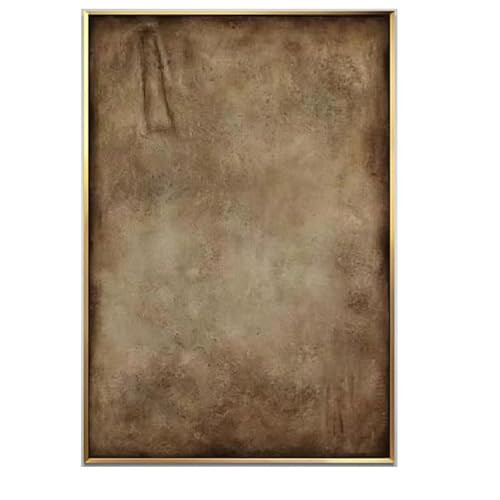 Beige Wabi-Sabi Wall Art Brown Texture Painting Neutral Minimalist Painting Textured Canvas Art A... | Amazon (US)