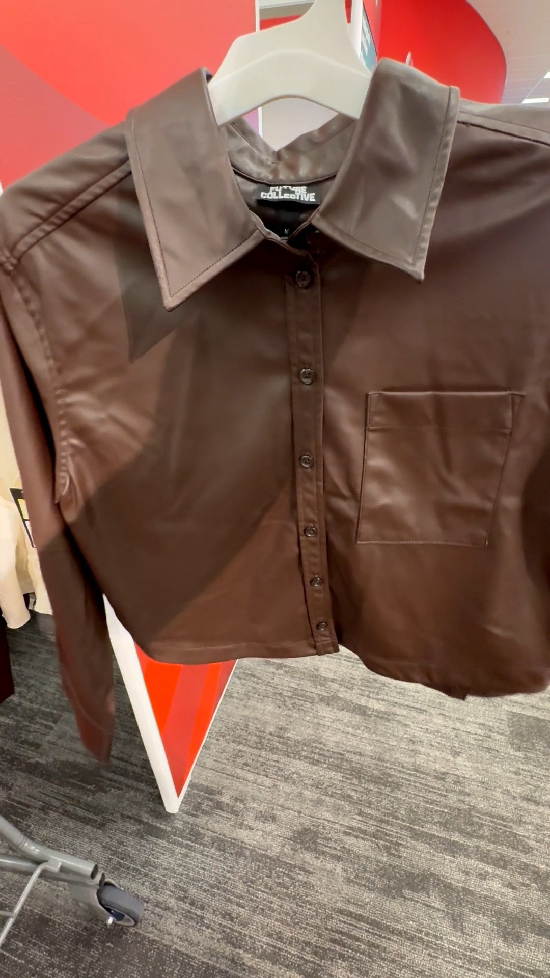 Target Faux Leather Button Down | Long Sleeve Button Down | Winter Fashion

#LTKSeasonal #LTKFindsUnder100 #LTKFindsUnder50