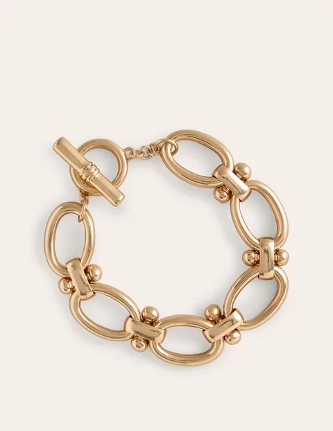 Chunky Oval Chain Bracelet - Gold | Boden US | Boden (US)