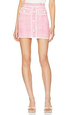 Nessa Contrast Tweed Skirt
                    
                    Generation Love | Revolve Clothing (Global)