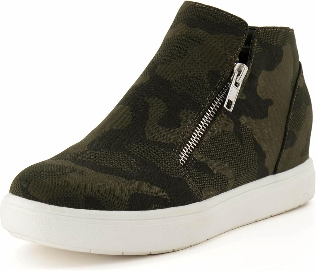 CUSHIONAIRE Women's Hart Hidden Wedge Sneaker +Wide Width Available | Amazon (US)