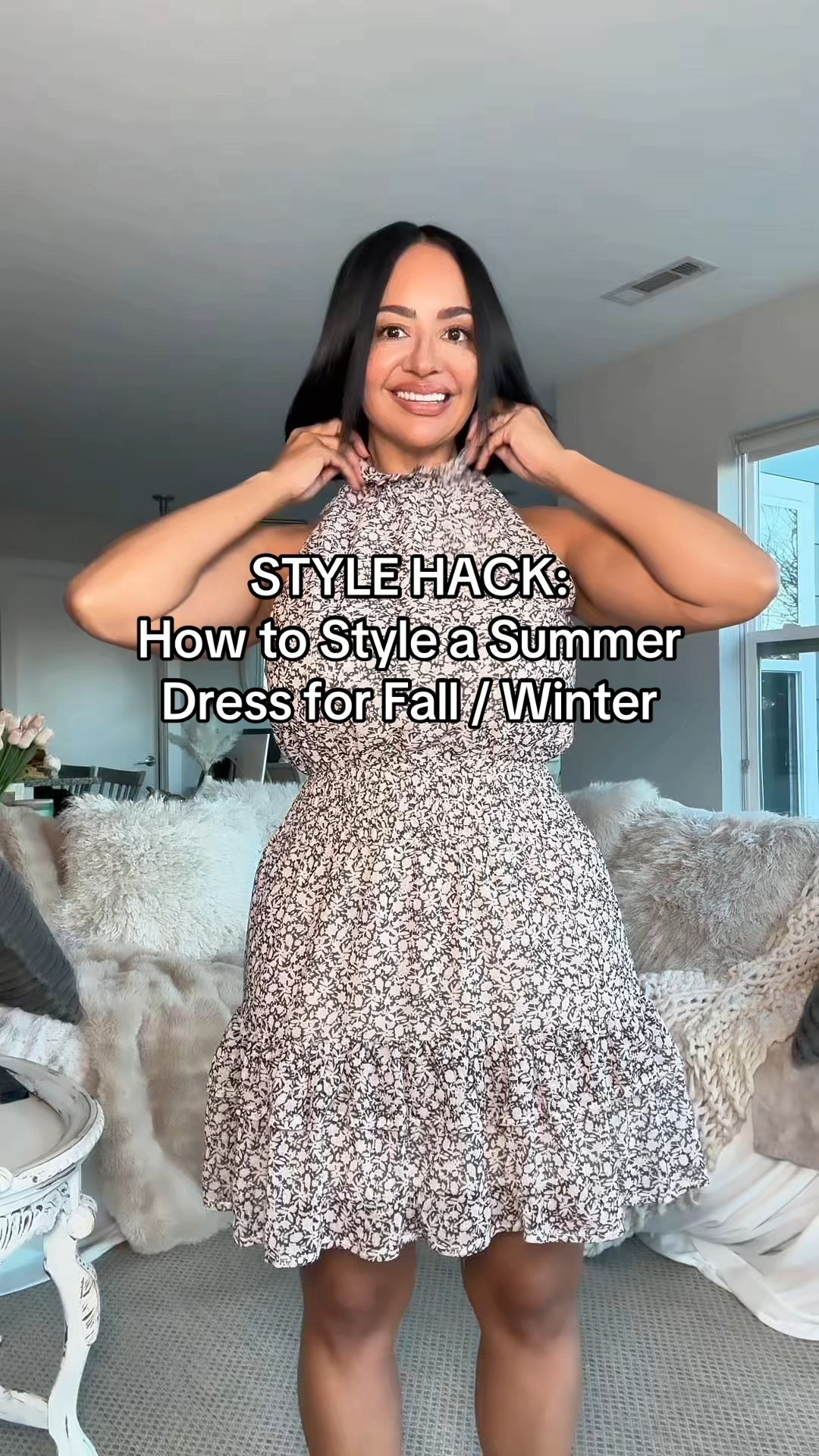 One of my fave styling tips for women! How to style a summer dress for the fall & winter 🖤

This hack works on any dress! 

fall outfit, daytime outfit, date outfit, winery outfit, brunch outfit, sweater, cowboy boots, tights 

#LTKFindsUnder50 #LTKOver40 #LTKStyleTip