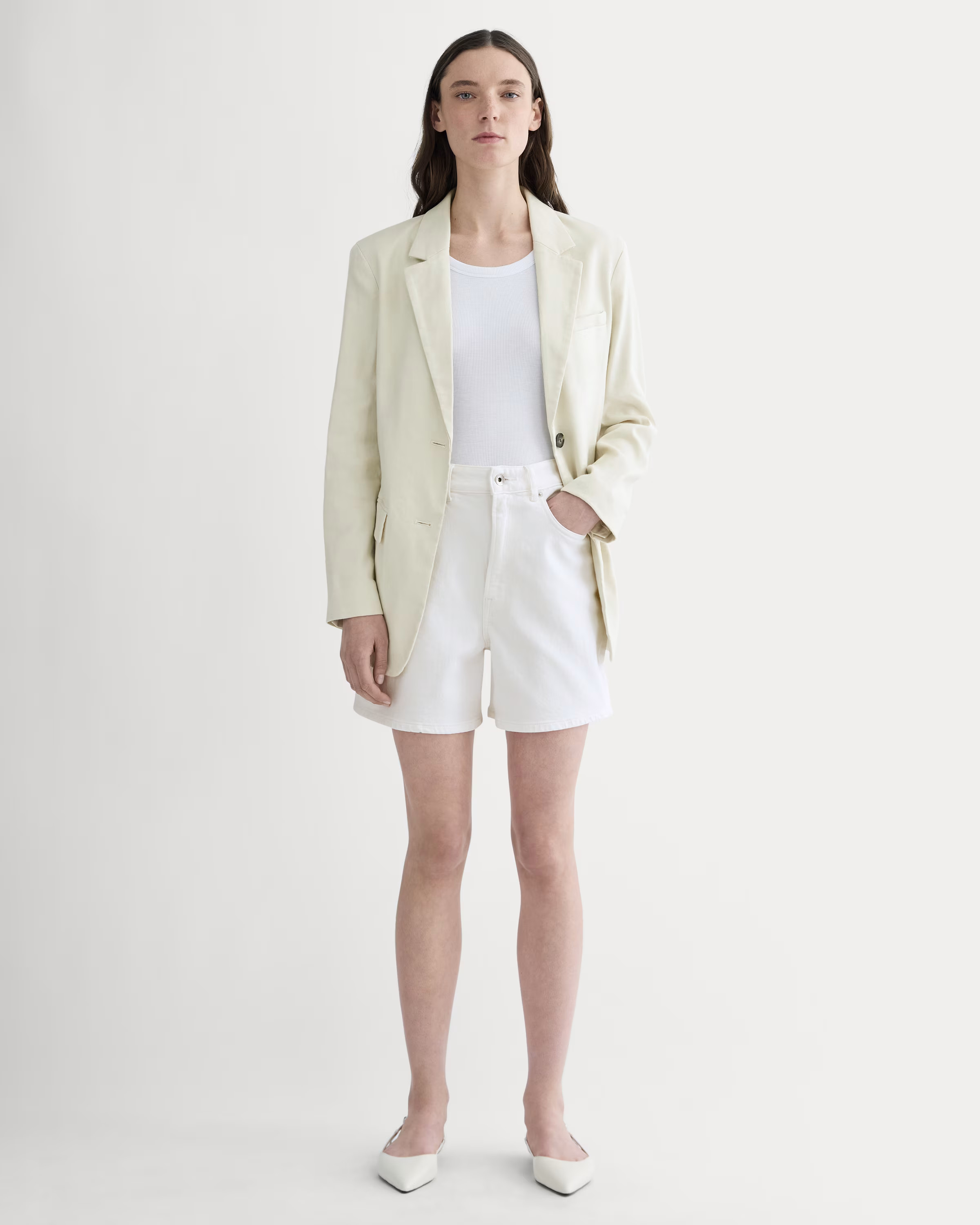 The A-Line Denim Short | Everlane