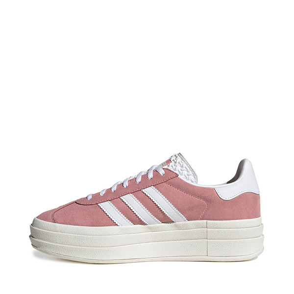 Womens adidas Gazelle Bold Athletic Shoe - Super Pop / Cloud White | Journeys