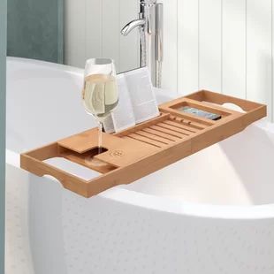 Rebrilliant Gardner Bamboo Bath Caddy | Wayfair North America