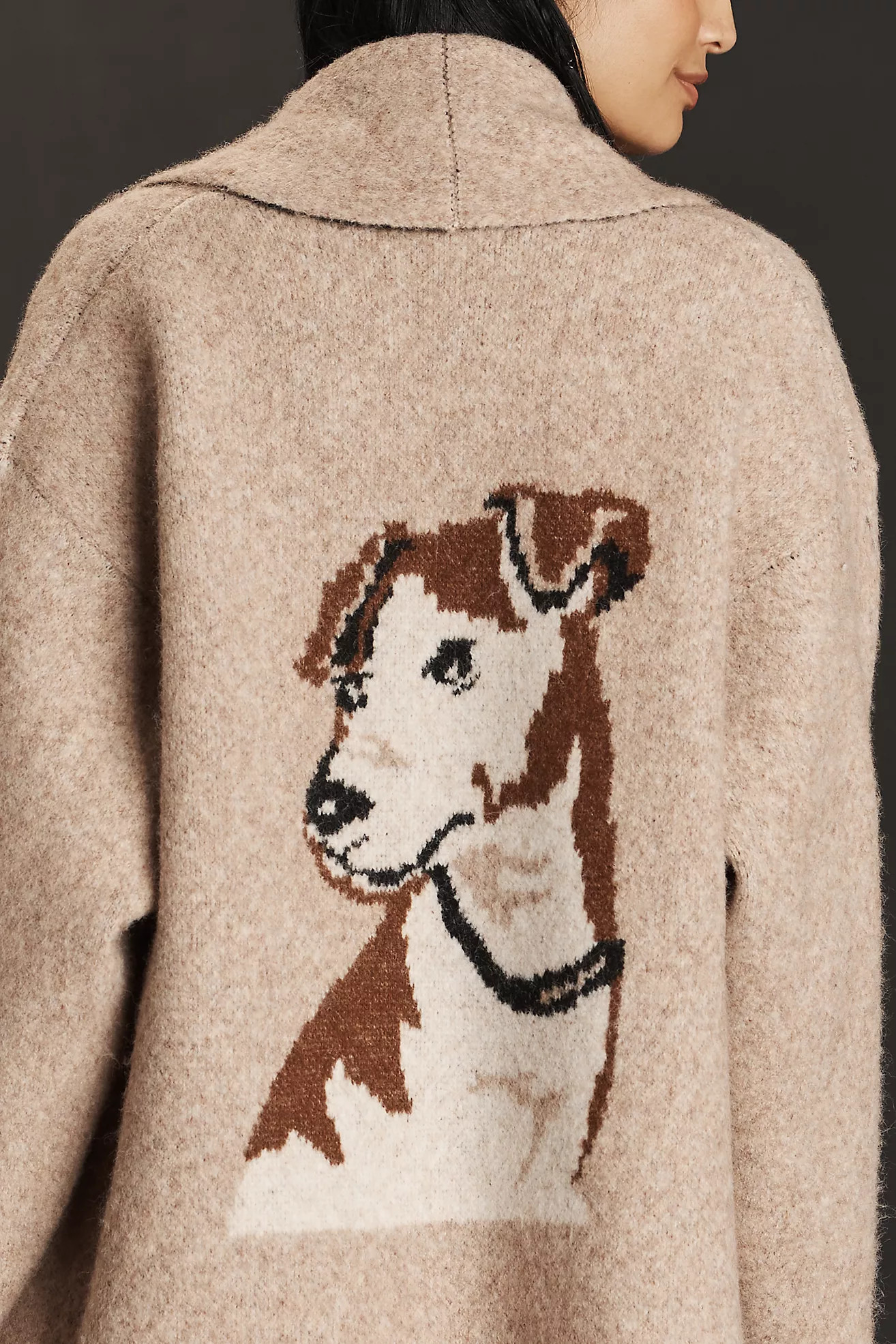 The Mariel 3D Icon Longline Cardigan | Anthropologie (UK)