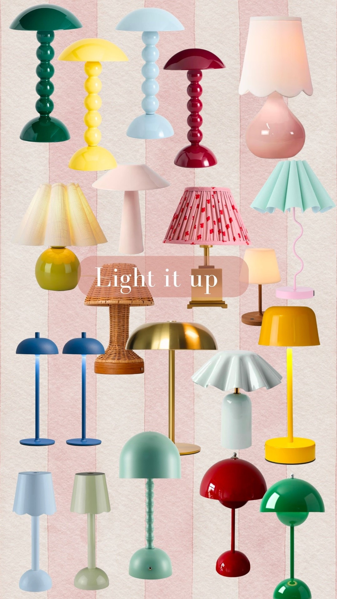 So many colorful and beautiful rechargeable lamps 

#LTKOver40 #LTKmomlife #LTKHome