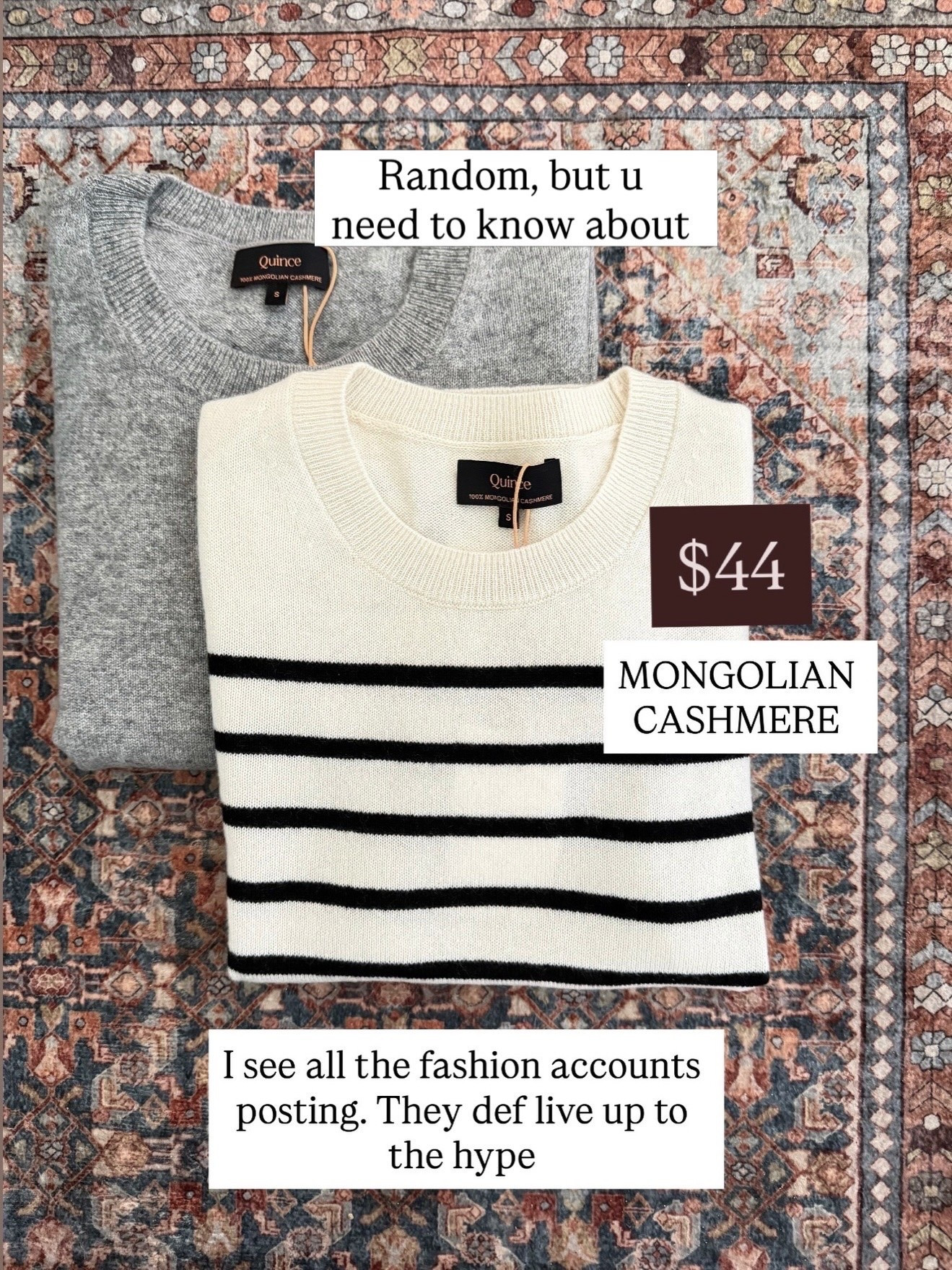 Highly recommend these this time of year Mongolian cashmere short sleeve sweater from Quince  tons of colors

#LTKSaleAlert #LTKHome