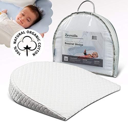 Zermätte Bassinet Wedge Pillow for Reflux Baby Sleep- for Infant and Newborn Colic & Congestion ... | Amazon (US)
