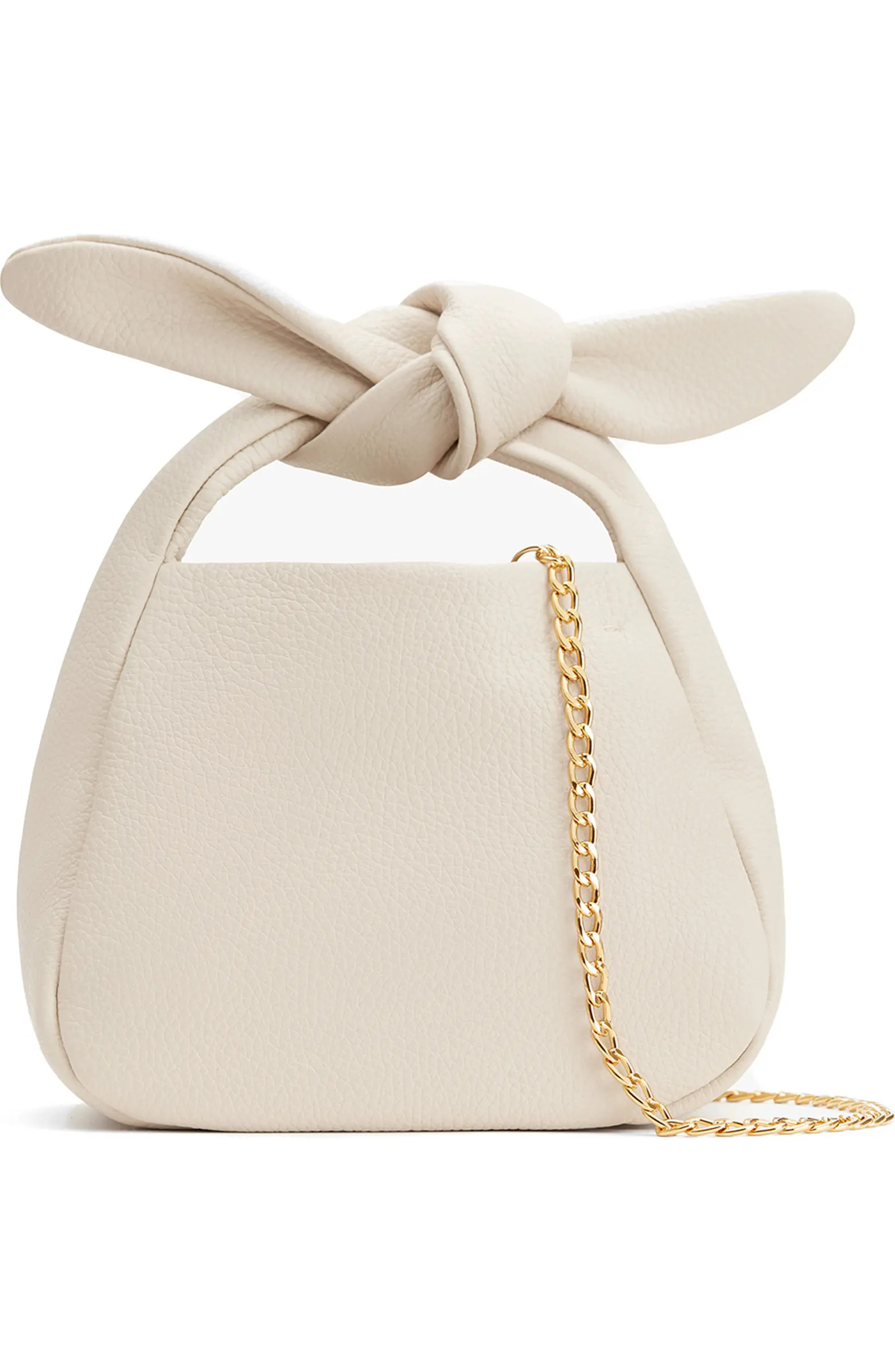 Mini Bow Leather Top Handle Bag | Nordstrom
