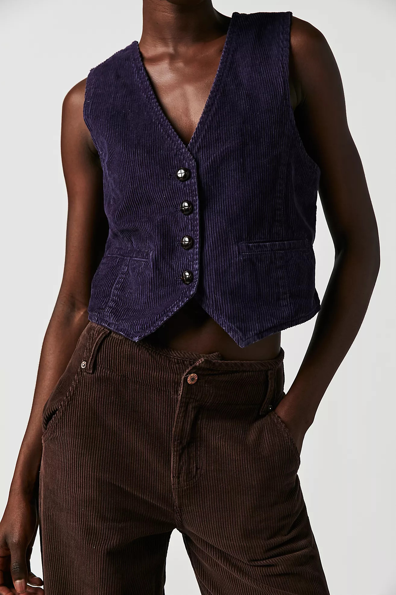 Charley Cord Vest | Free People (Global - UK&FR Excluded)