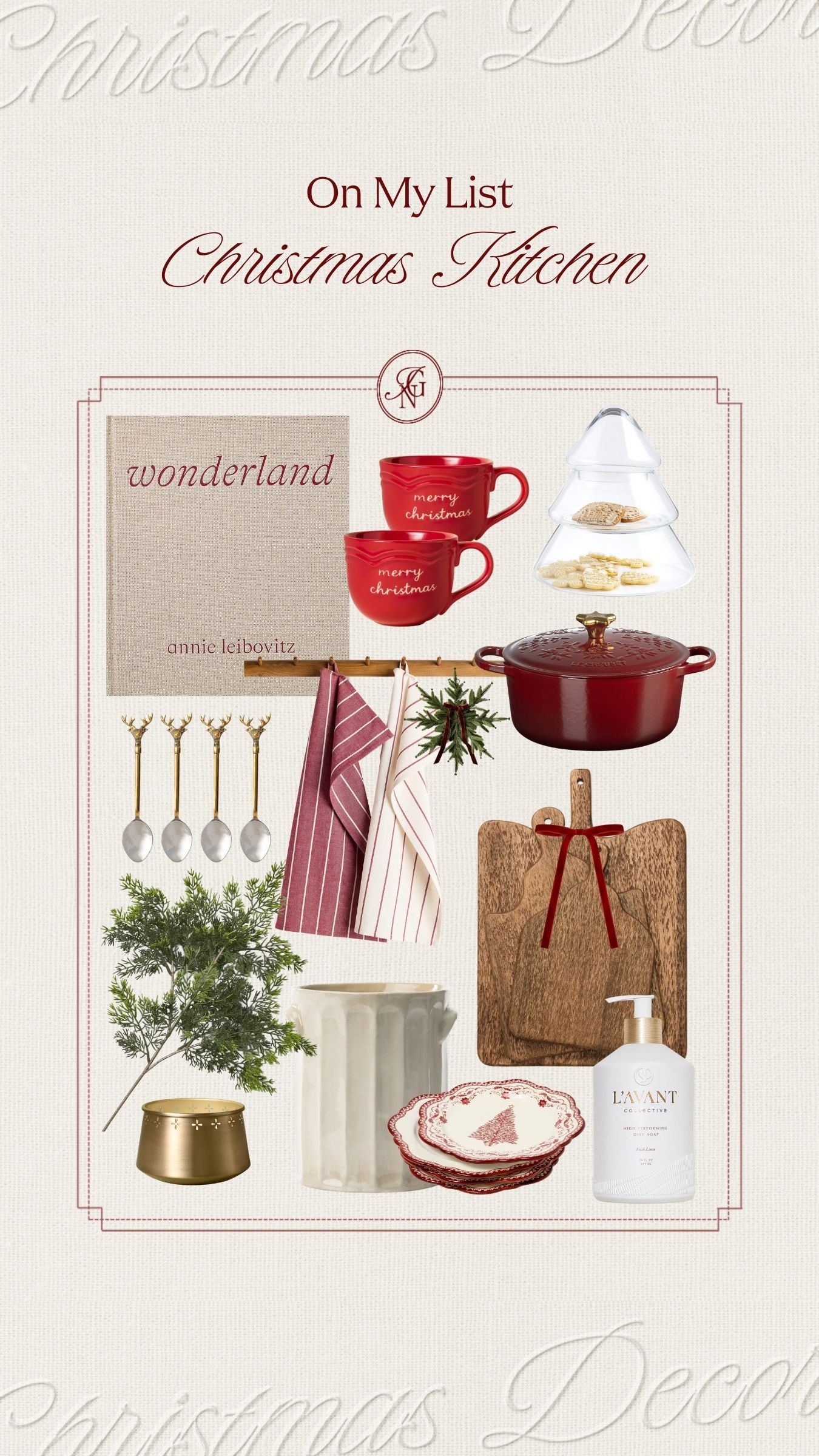 A little Christmas charm for the heart of the home. 🕯️ Rich reds, festive mugs, and timeless kitchen details for a cozy holiday season.

#christmaskitchen #christmasdecor #holidayhome #holidayhosting #traditionalchristmas #kitchendecor #christmasfinds #cozychristmas #classicchristmas 

 #LTKSeasonal #LTKHome