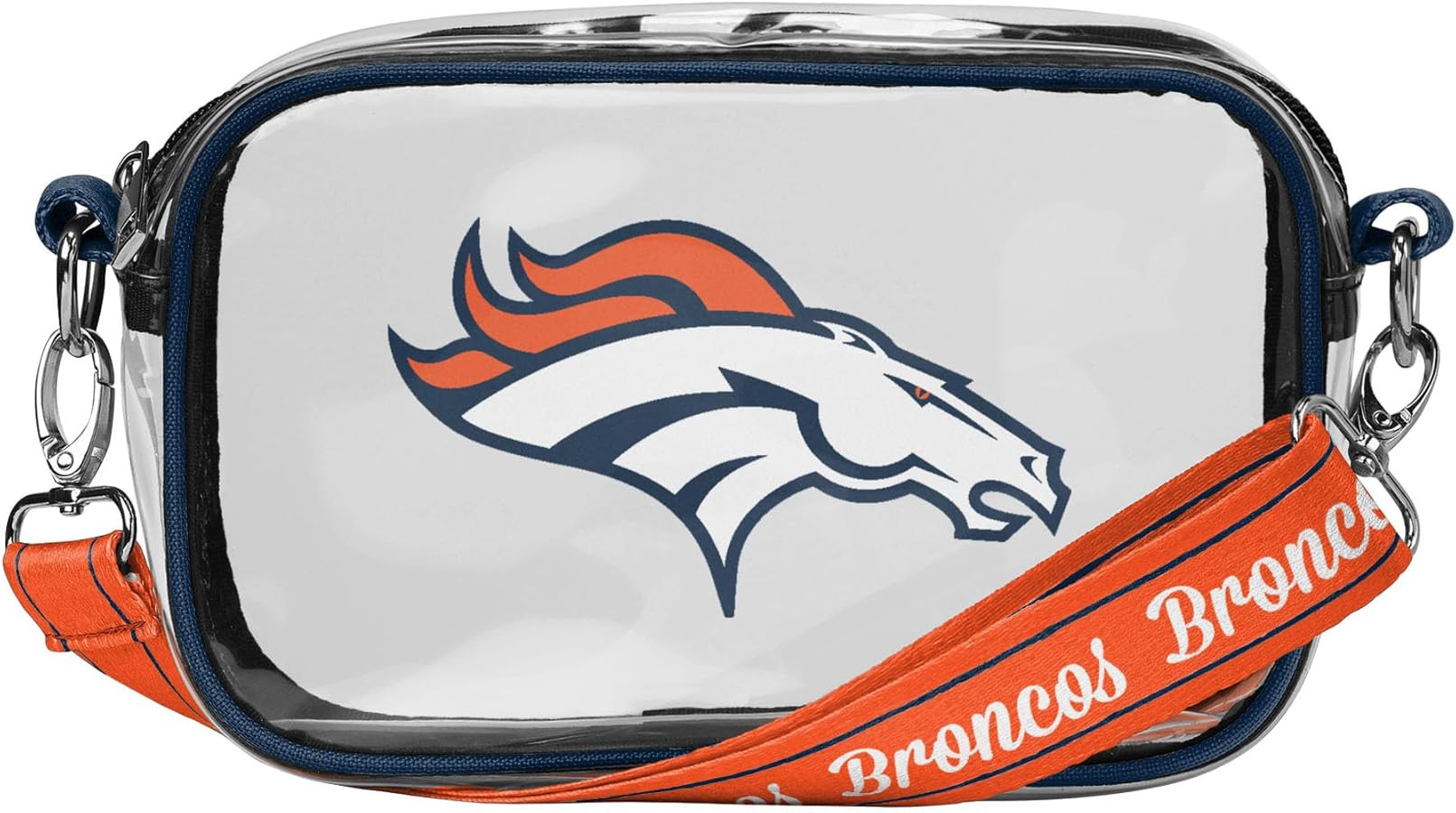 FOCO NFL Team Logo Stripe Clear Crossbody Bag | Amazon (US)