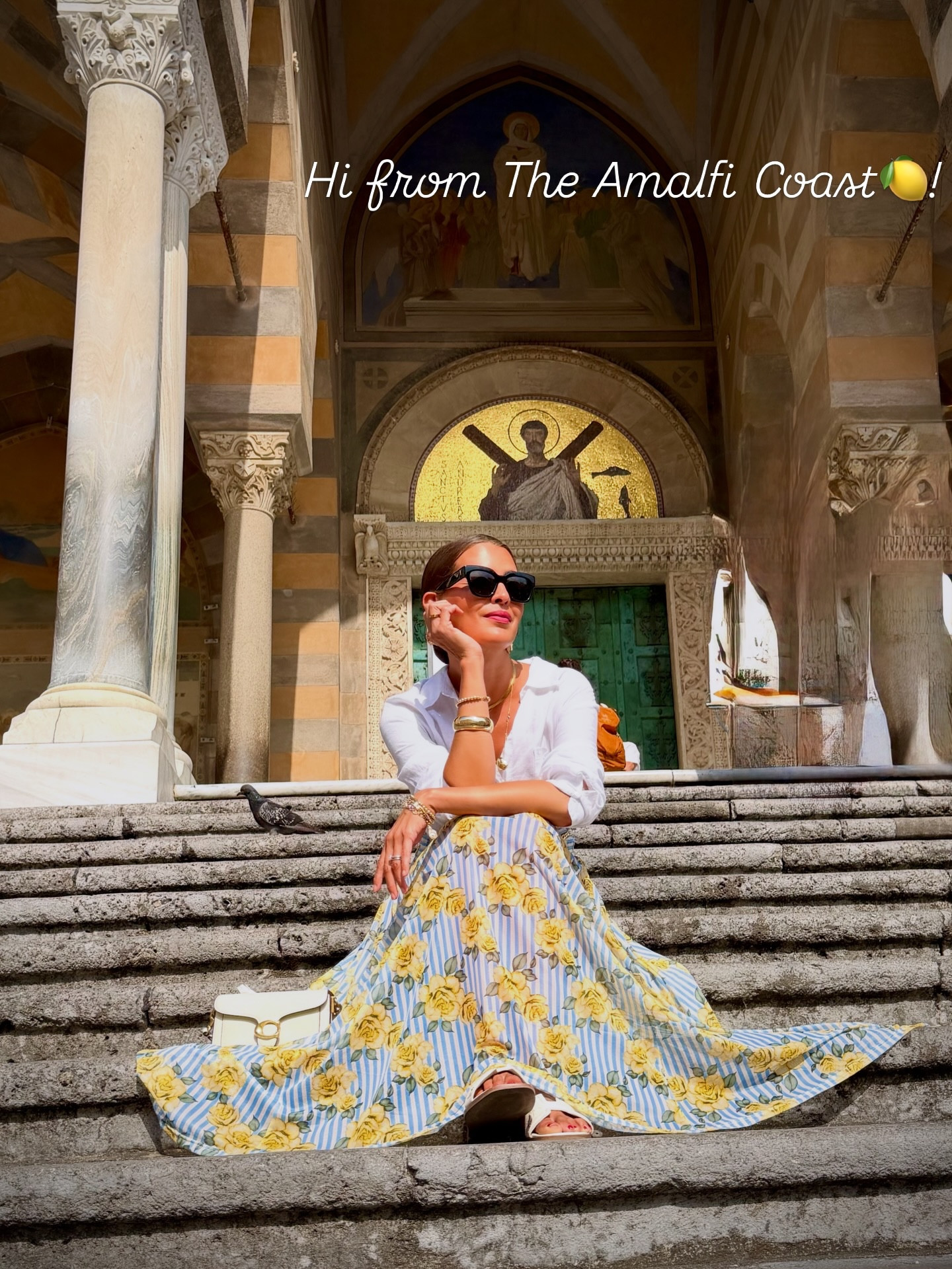 Hello from The Amalfi Coast! 🍋🍋Loving this skirt and wearing the same linen shirt with both outfits. Size M I. Shirt, s in skirt, S in pants. Using on my lips and cheeks Magic Touch Cream Blush & Lip Trio in Color: Berry/Rose - exact color  Fuschia
#vacationoutfits #summerineurope #styletips summerchic shirtstyles, Vacation outfit, casual outfit, linen pants, button down shirt, comfy sandals,
(Eans commissions)

#LTKSaleAlert #LTKOver40 #LTKMothersDay