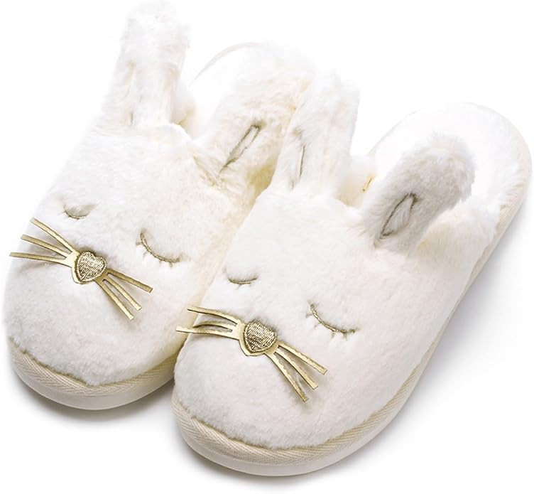 Caramella Bubble Bunny Slippers for Women Fuzzy Cute Animal Memory Foam House Rabbit Slippers Ind... | Amazon (US)