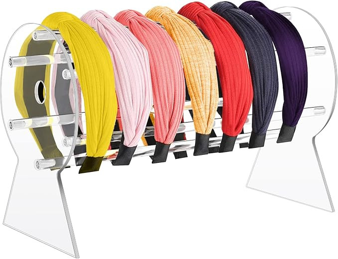 Headband Holder,Hairband Display Stand, Clear Jewelry Organizer for Girl Women Gifts, The Perfect... | Amazon (US)