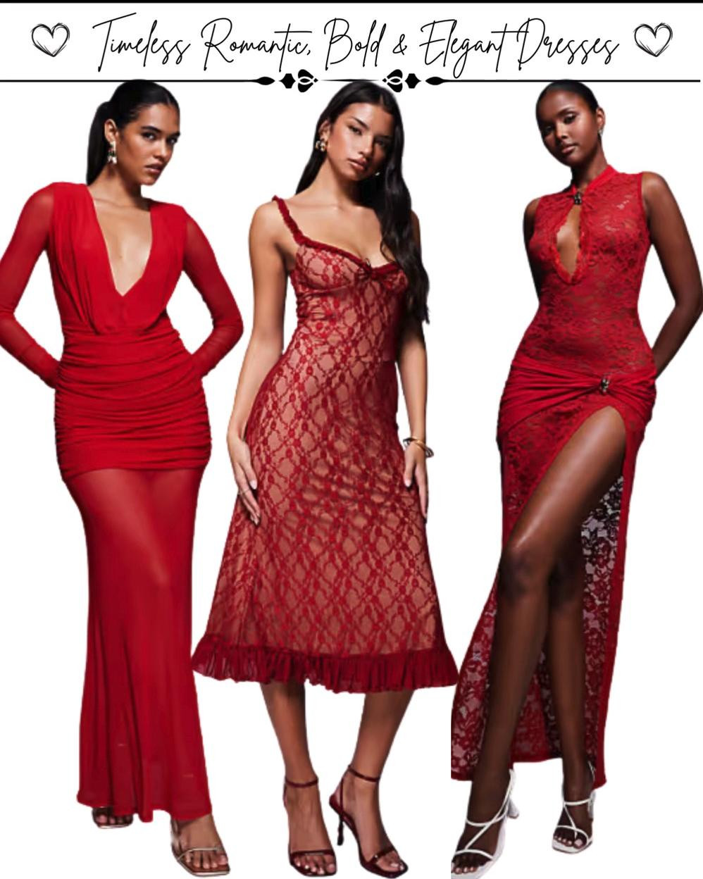 There’s something about a red dress that instantly shifts the mood, a little romantic, a little confident, and completely unforgettable. While creating this lookbook, I kept thinking about how red isn’t just for one day… it’s for every moment you want to feel seen, powerful, and effortlessly dressed. From soft dinner dates to spontaneous nights out, each piece carries that quiet main-character energy without feeling overdone.

What I love most is how red transforms depending on how you wear it, sometimes classic and feminine, sometimes bold and statement-making, but always timeless. These are the kinds of dresses that don’t wait for an occasion… they create one. If you’ve been looking for outfits that feel romantic yet strong, this edit is all about embracing that confident Valentine mood in a way that still feels wearable long after the day is over ❤️

#reddresslookbook #valentinesoutfits #valentinesdressideas #romanticstyleinspo #ltkstyle #ltkfashionfinds  

 #LTKValentine #LTKootd