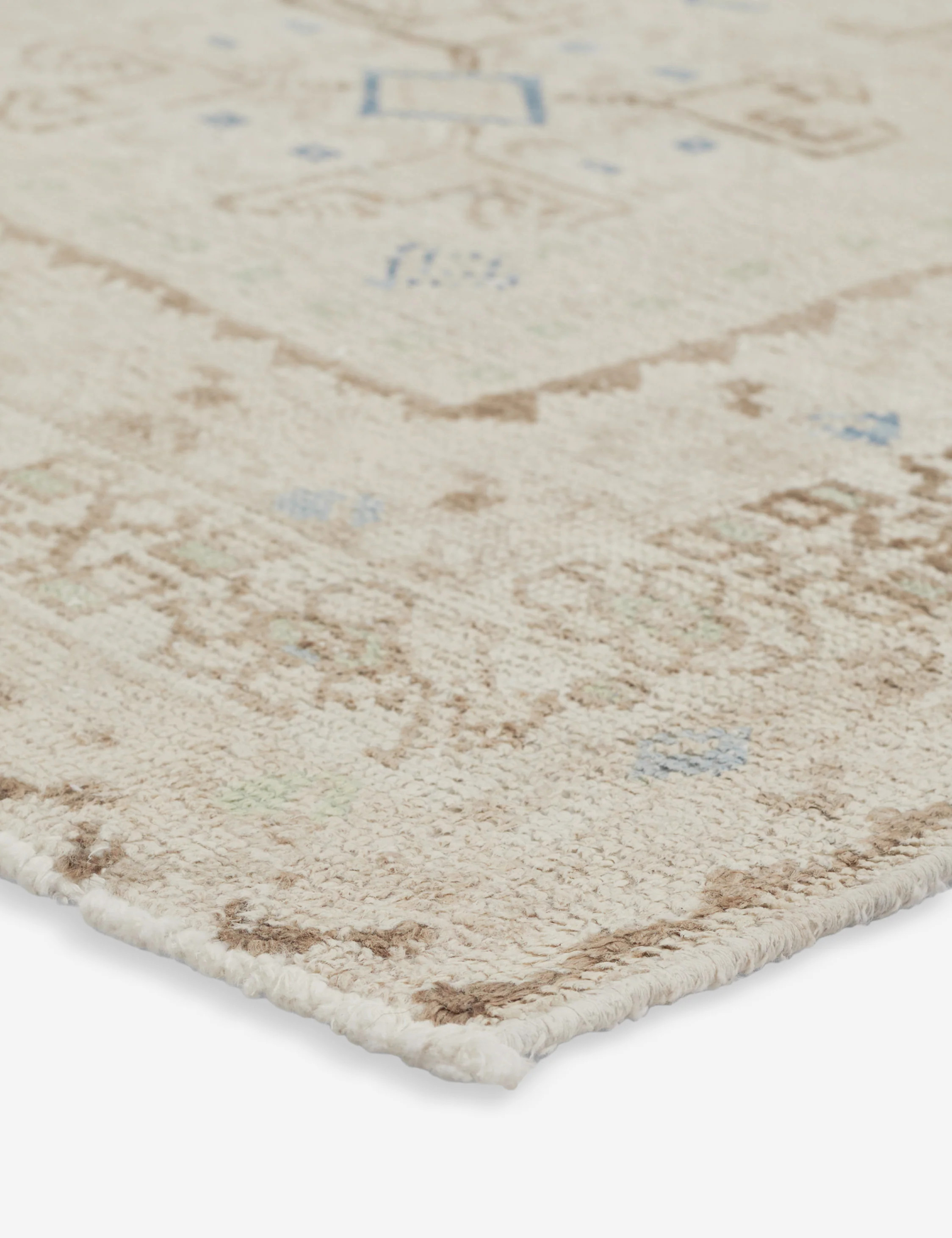 Vintage Persian Hand-Knotted Wool Rug No. 13, 5'5" x 8' | Lulu and Georgia 