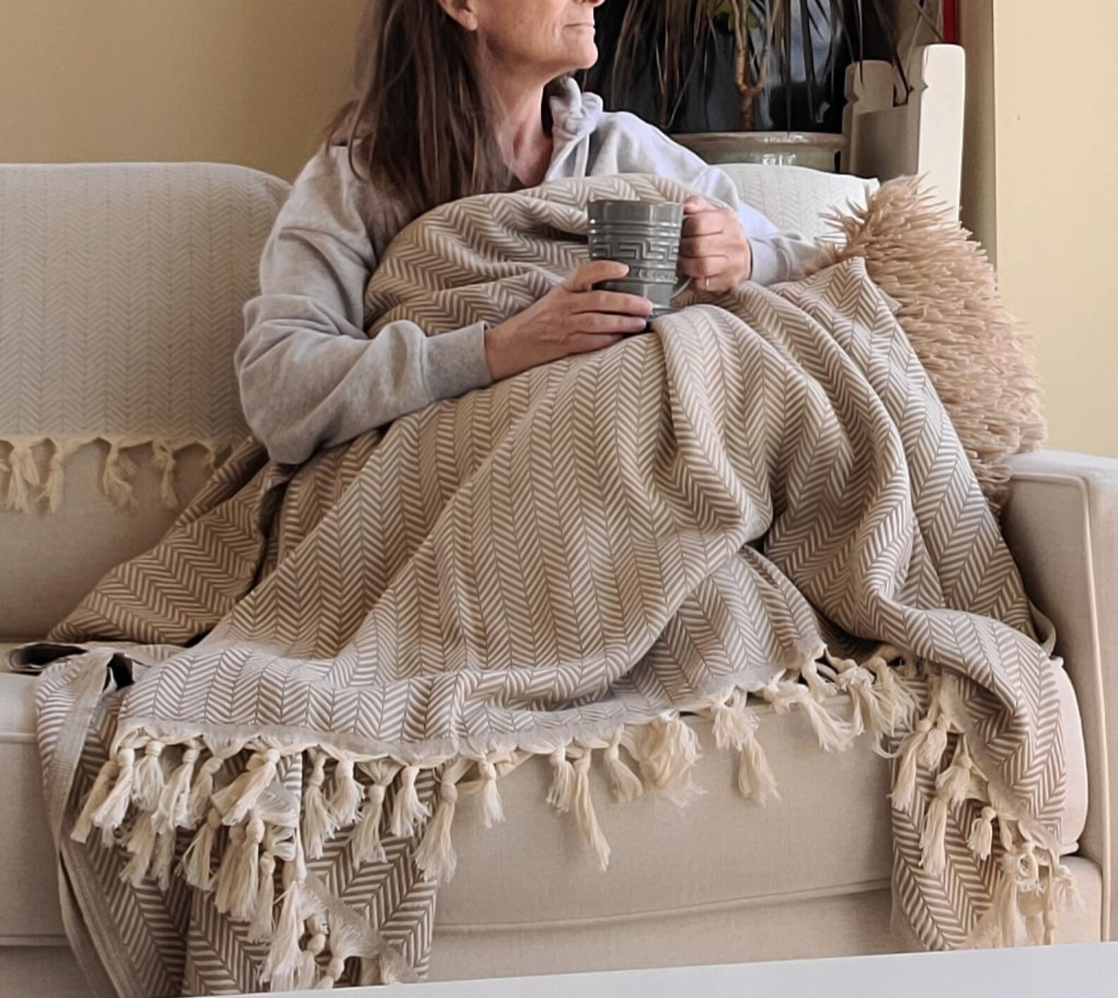 Turkish Blanket/gift for mom/Organic Cotton/Turkish Towel/Bridesmaid Gift/Home Decor/Beach Blanke... | Etsy (CAD)