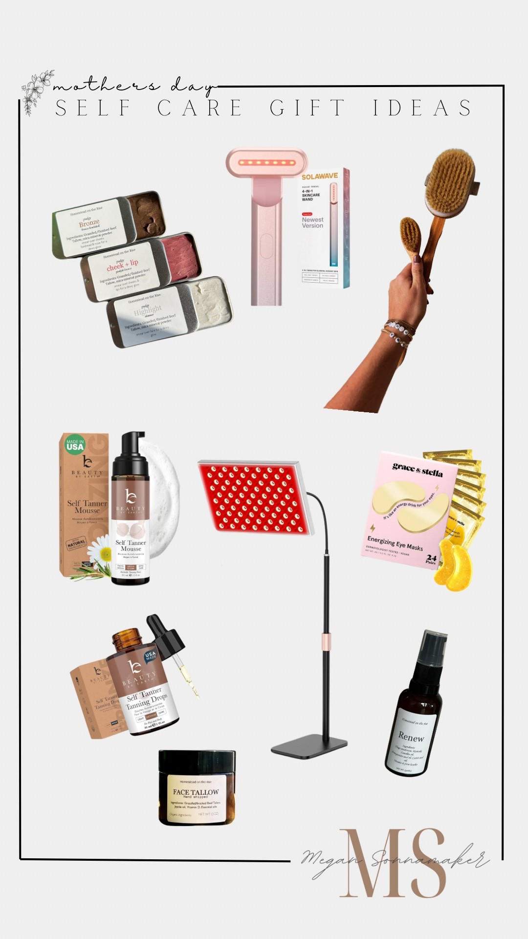 Mother’s Day gift guide - self care and skincare 
Nontoxic tallow skincare on Megansonnamaker.com/blog/mothersday

#LTKGiftGuide