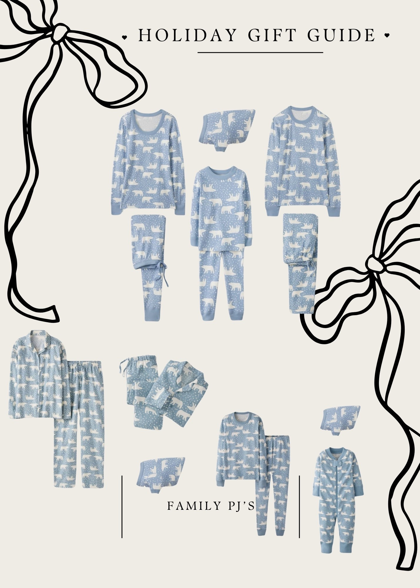 Family holiday matching pajamas.  Kids, parents, pets.  Christmas family photo outfits.  

#familypajamas #christmaspajamas #dogpajamas #ltksalealert #blackfridaysale #blackfriday 



#LTKmomlife #LTKHoliday #LTKGiftGuide