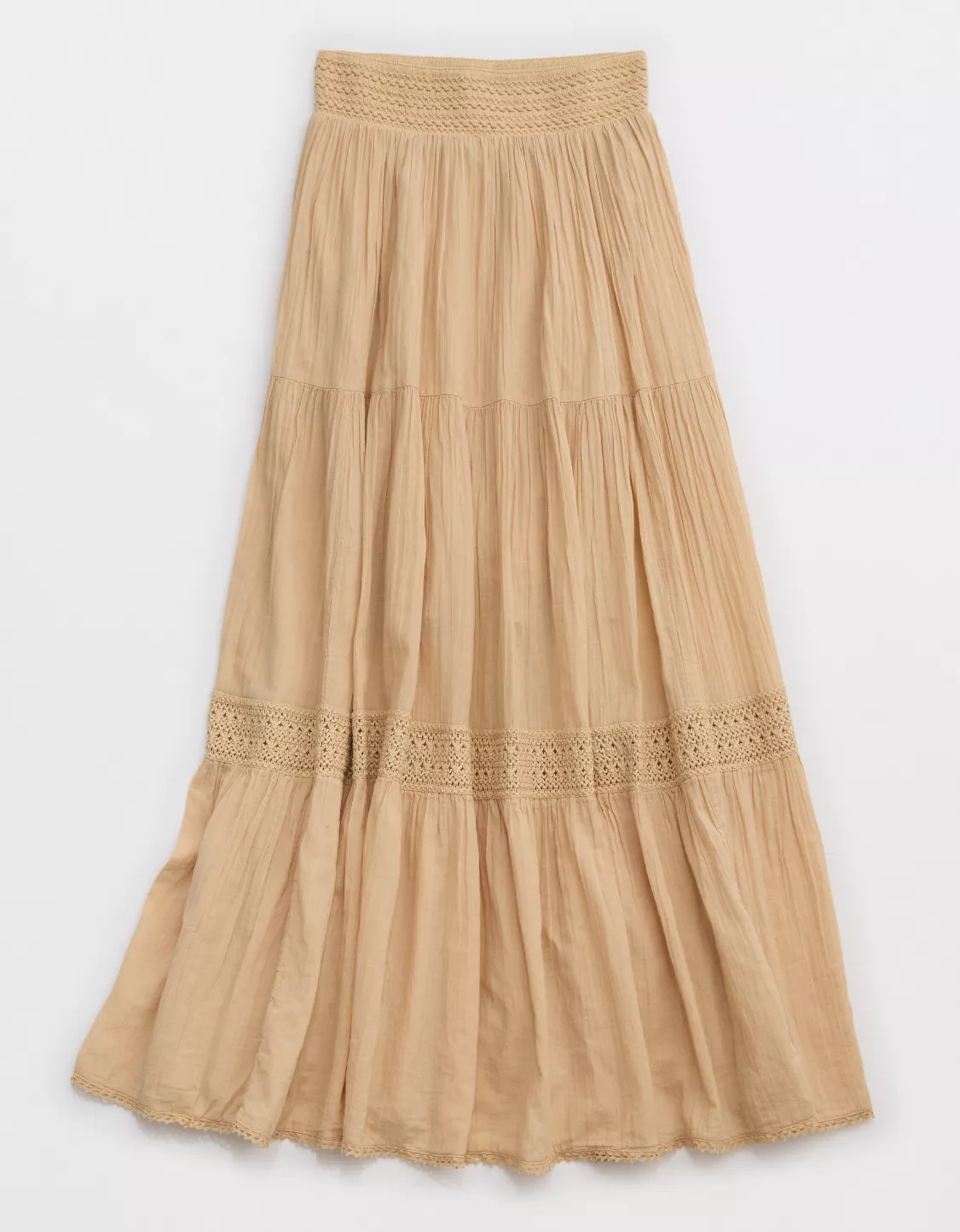 Aerie Crochet The Day Maxi Skirt | Aerie