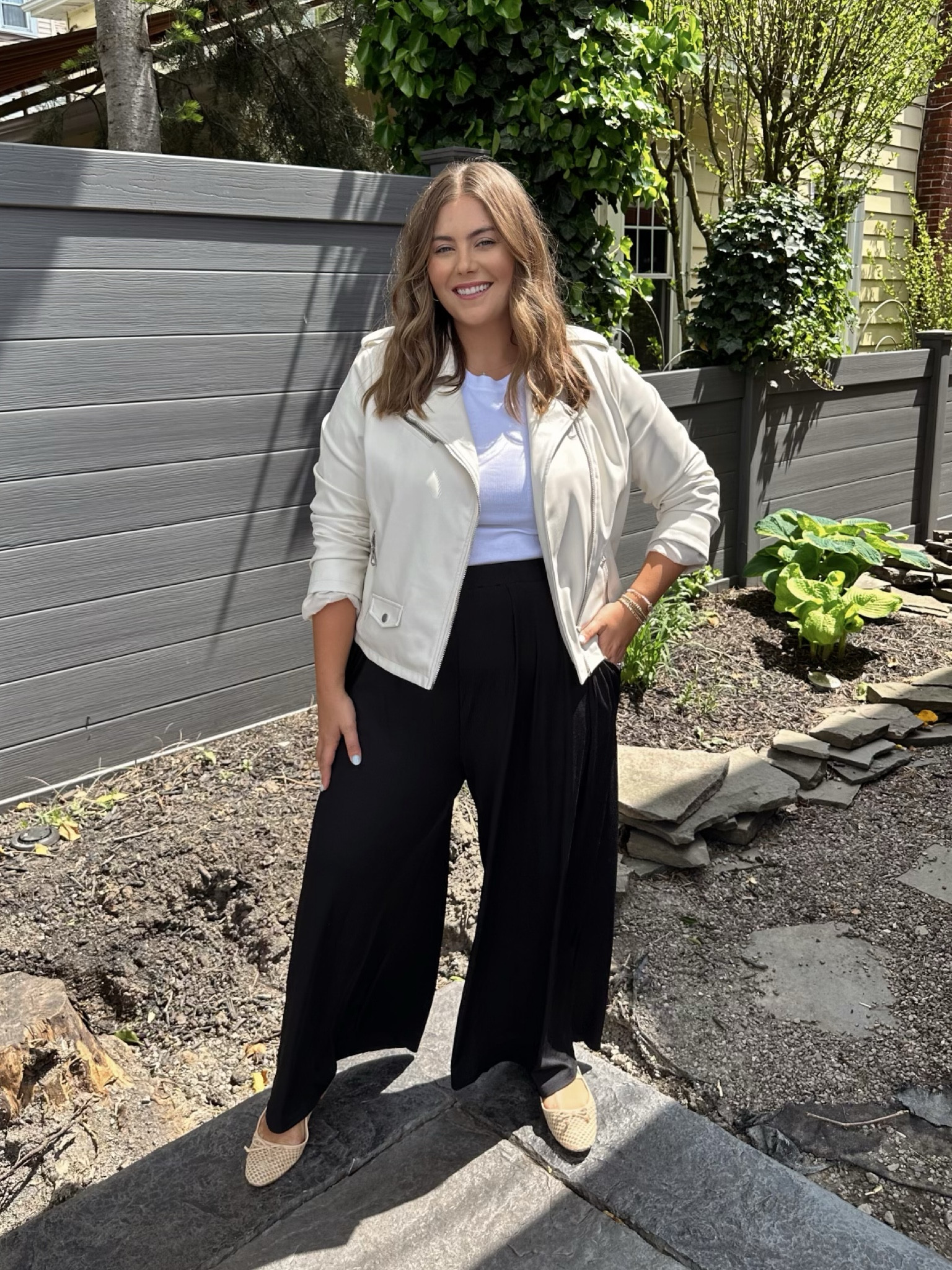 Spring outfit for work or lunch with friends. Wearing size 2X in pants (should have sized down to 1X), XL in top & jacket. 

#LTKWorkwear #LTKStyleTip #LTKMidsize