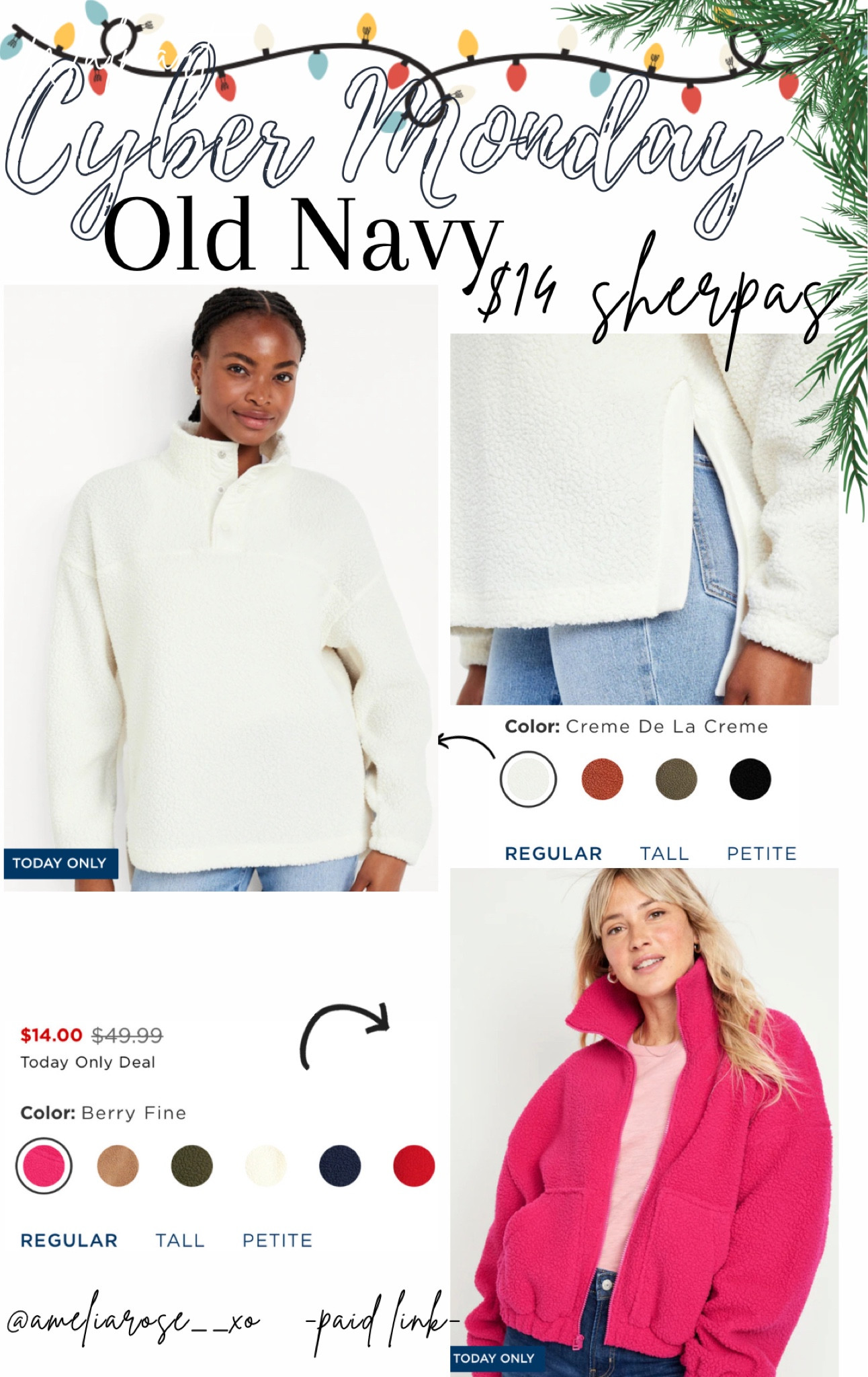 $14 sherpas for her and him, originally $49!! $12 for kids! Also 50% off everything else! 👏 

#LTKsalealert #LTKCyberWeek #LTKSeasonal