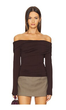 ASTR the Label Datia Top in Brown from Revolve.com | Revolve Clothing (Global)