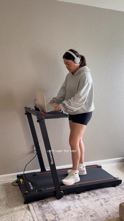 Finally got a new walking pad - loved my other one but wanted one with a pop up desk vs having to have a desk over the other one! Let’s see if I can get my steps in more this way! 👏🏼 


#walkingpad #settingupforsuccess #momlife #gettingmyselfback

#LTKmomlife #LTKselfcare #LTKActive