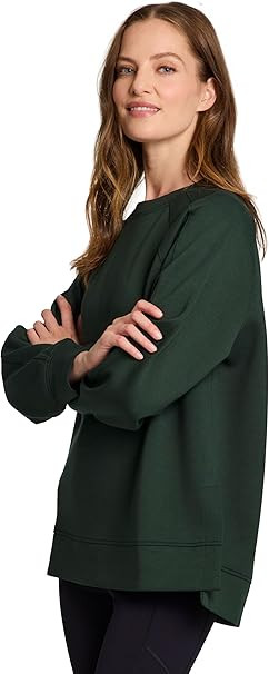RBX Transitional Sweatshirt for Women, Luxe Athleisure Sweatshirt Ultra Lightweight Long Sleeve S... | Amazon (US)
