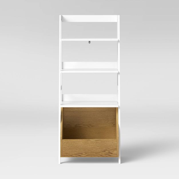 Bly Kids' Bookshelf with Storage White - Pillowfort™ | Target