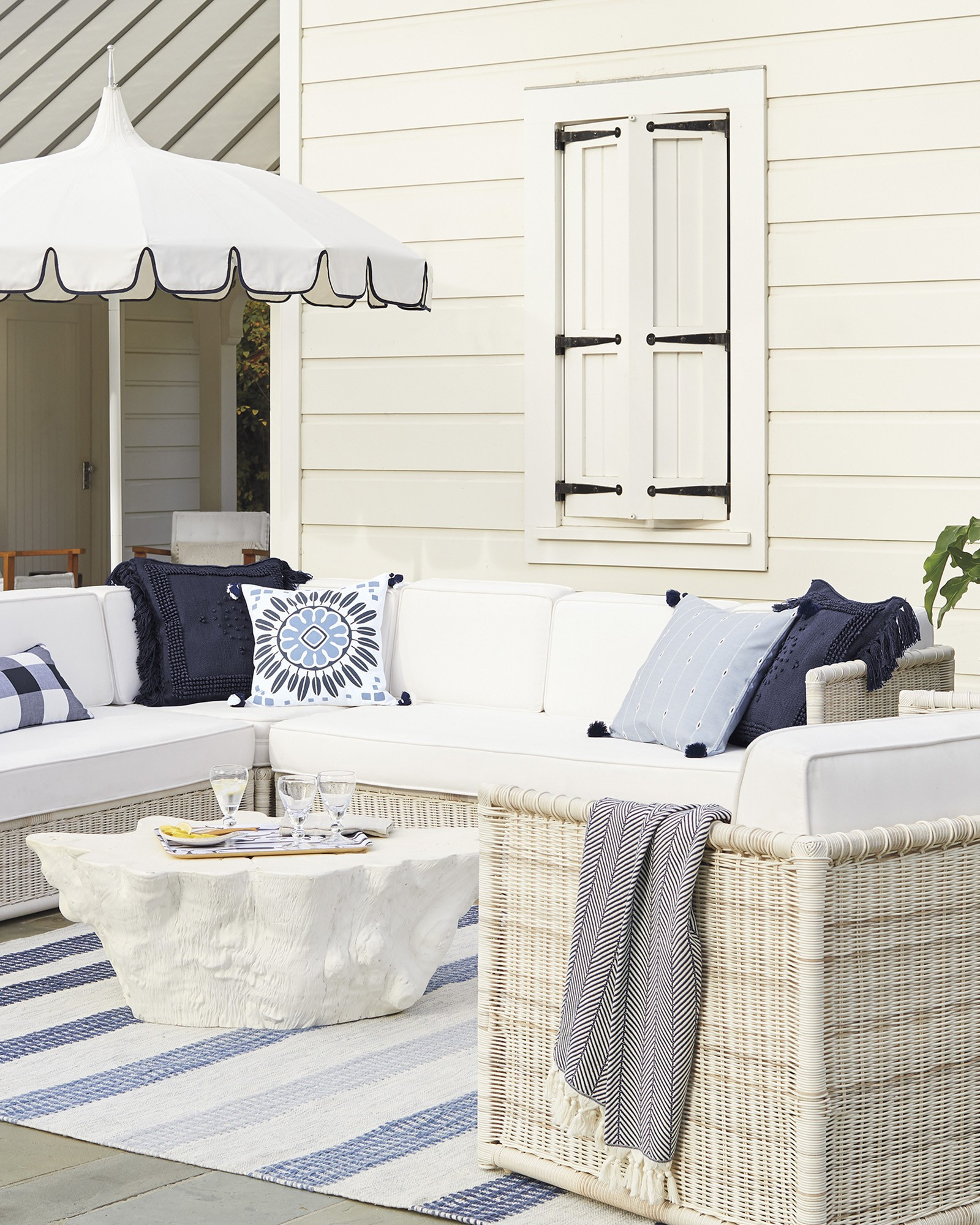 Pacifica Lounge Chair - Driftwood | Serena and Lily