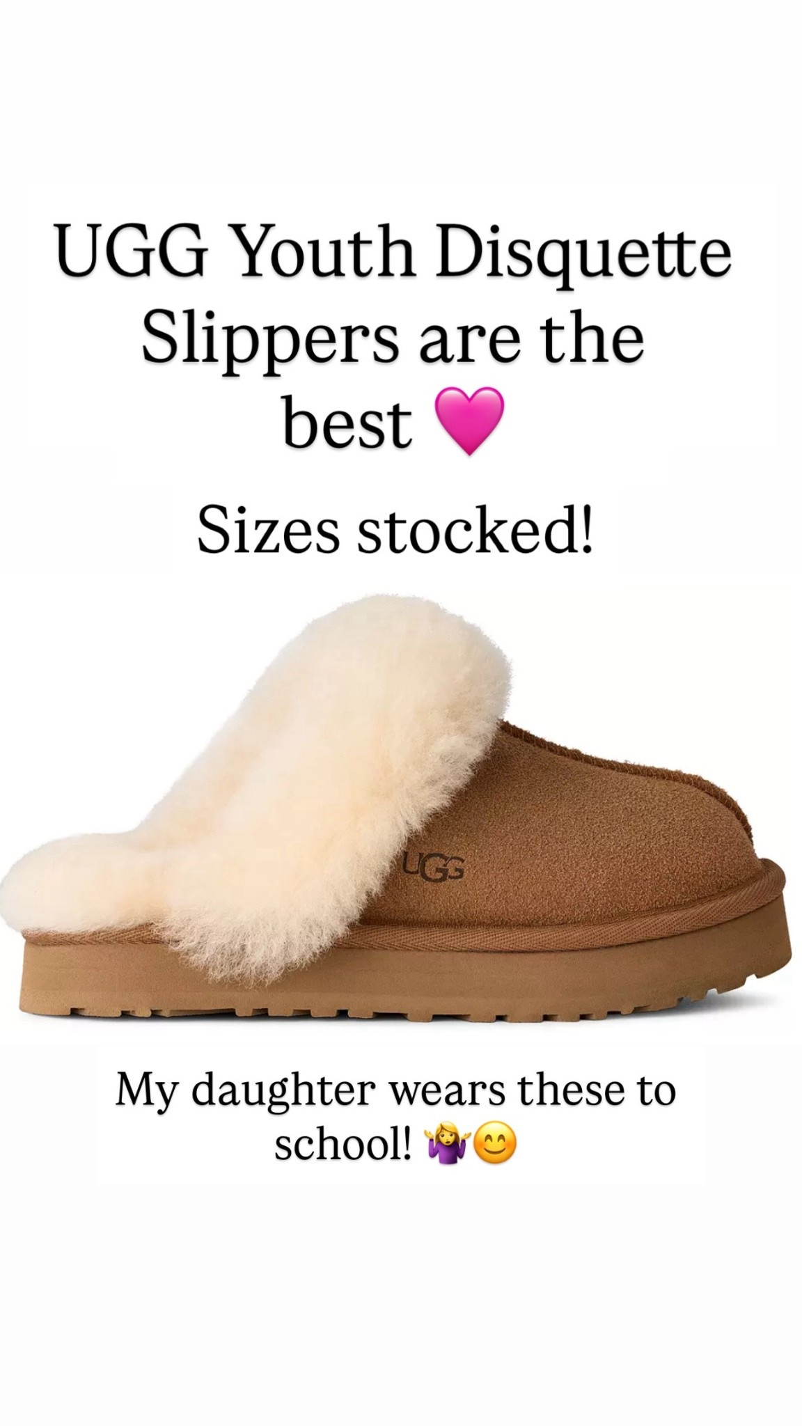 One of the most popular UGG styles right now! Size is stocked up! Just grabbed a pair from my daughter! 

#LTKGiftGuide #LTKHoliday