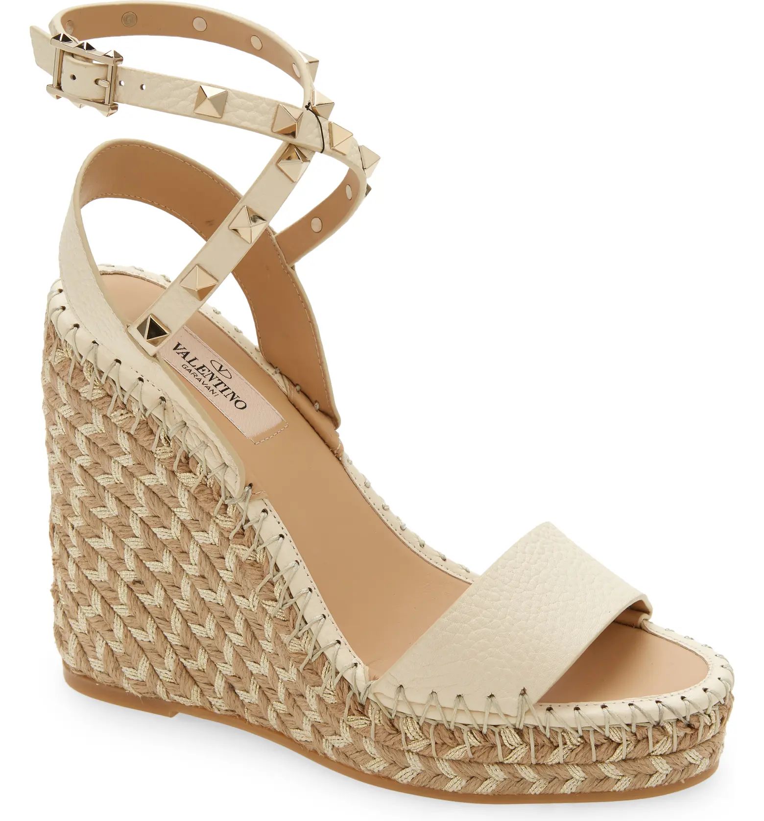 Rockstud Espadrille Wedge Sandal | Nordstrom