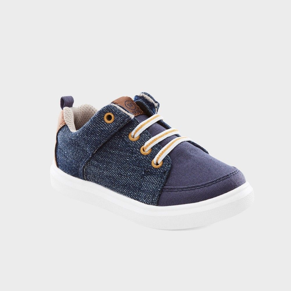 Toddler Boys' Surprize by Stride Rite Cutler Sneakers - Navy 12, Blue | Target