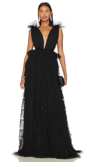 Sabrina Gown in Black | Revolve Clothing (Global)
