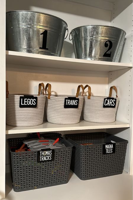 Playroom basket/bin hook on labels 

#LTKfamily #LTKFind #LTKhome
