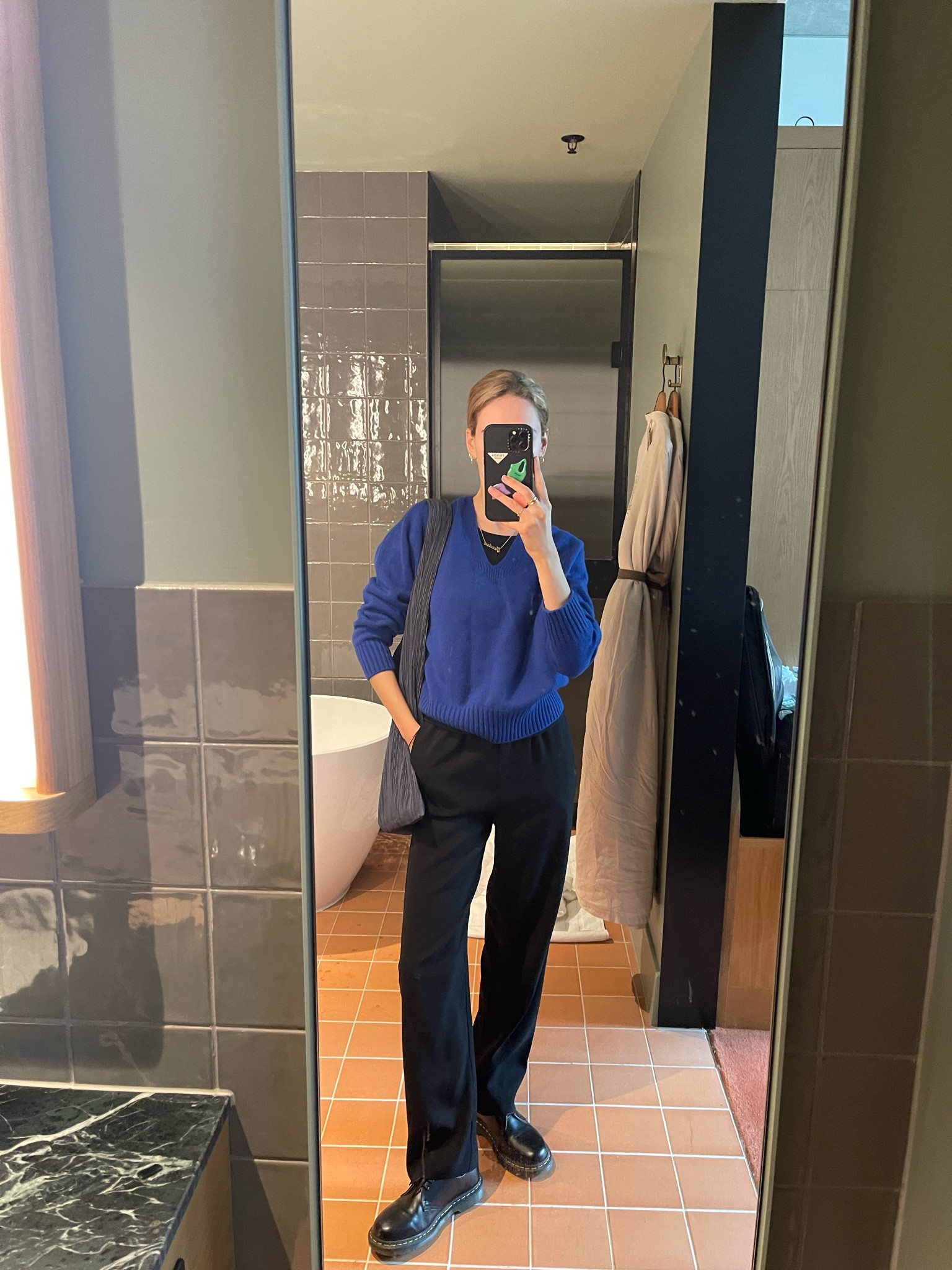 easy fit for the day 

blue sweater, black trousers, doc martens, minimal 

#LTKaustralia #LTKSeasonal #LTKbrasil