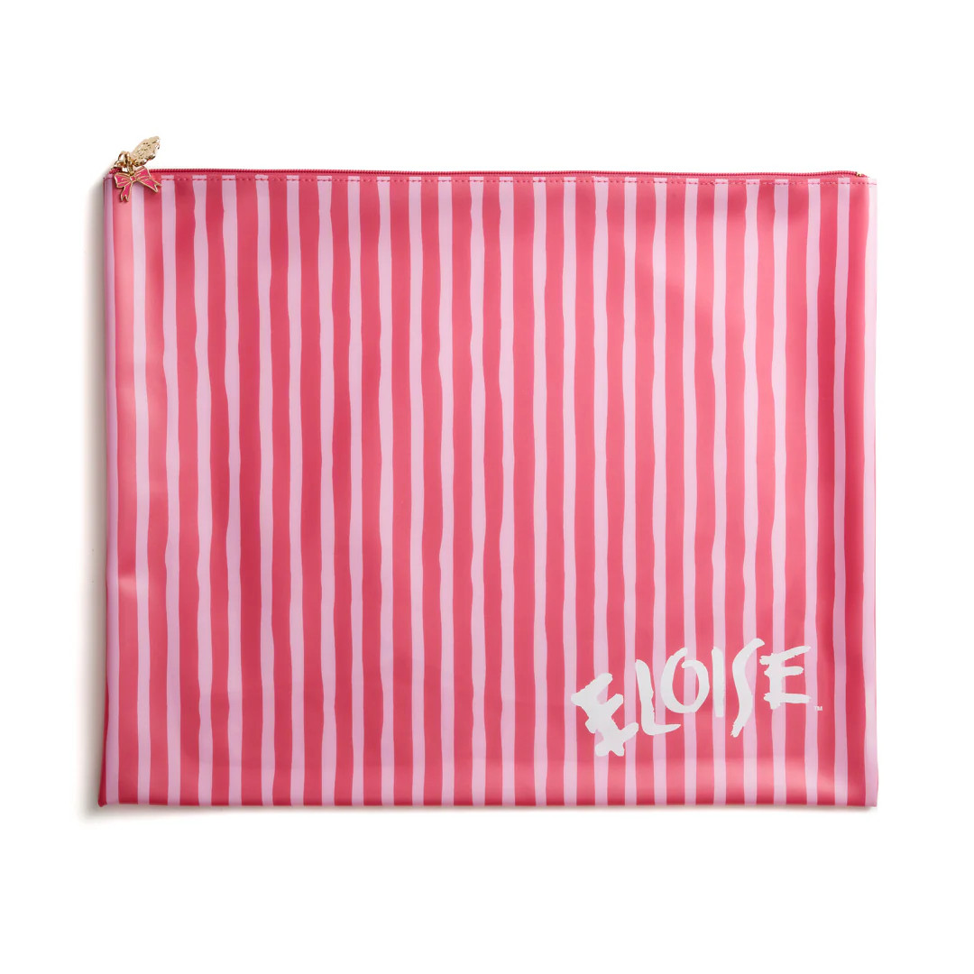 Eloise Stripe Opaque PVC Project Bag | Penny Linn Designs