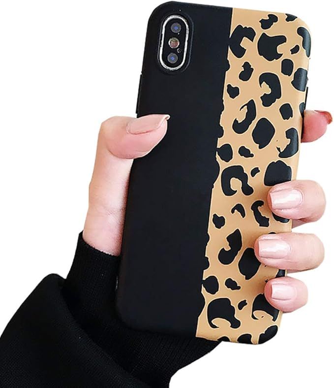 YonMeet Leopard Case for iPhone 7 Plus 8 Plus Classic Luxury Fashion Protective Flexible Soft Rub... | Amazon (US)